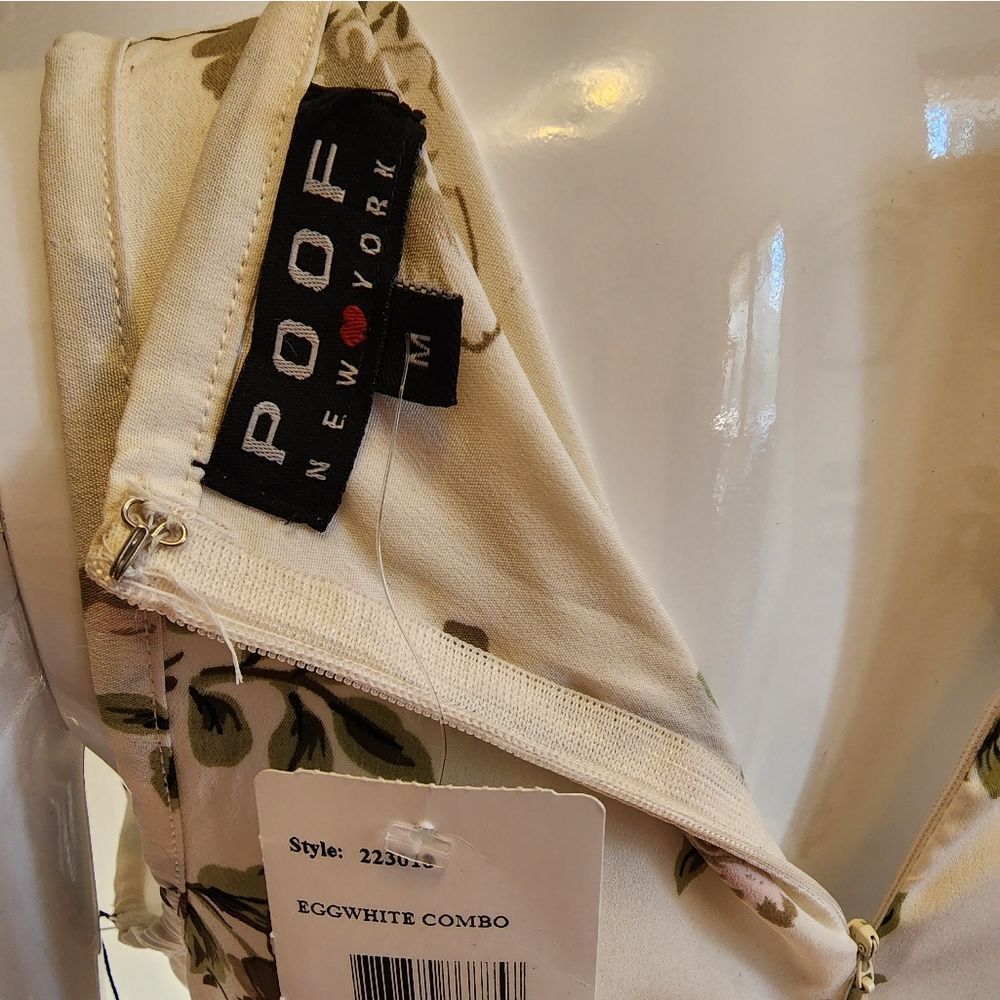 Proof Eggwhite Floral Jumper / Romper Medium - Picture 7 of 12